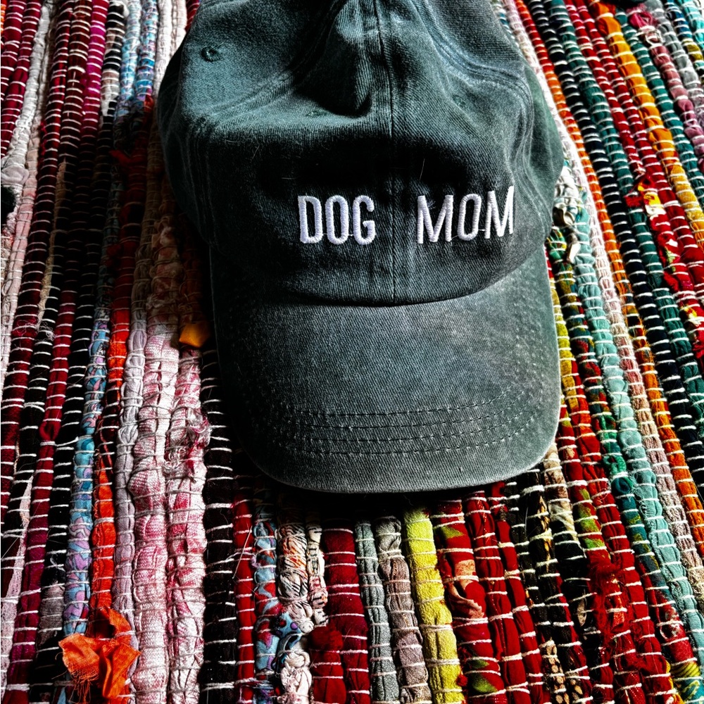 Dog Mom Green Cap